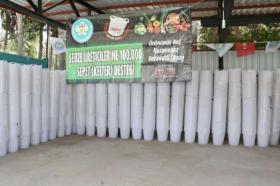 Manisa'dan üreticiye sepet sepet destek