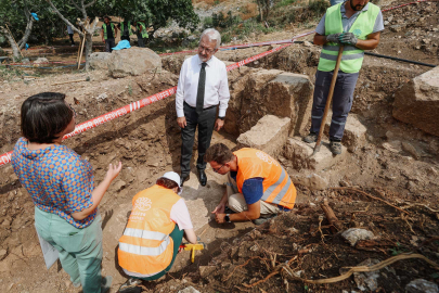Gölyazı’nın antik dokusu gün yüzüne çıkıyor