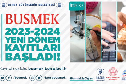 BUSMEK'te yeni dönem kayıtları başladı