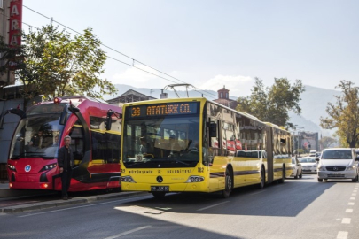 Bursa'da  ulaşım ücretsiz