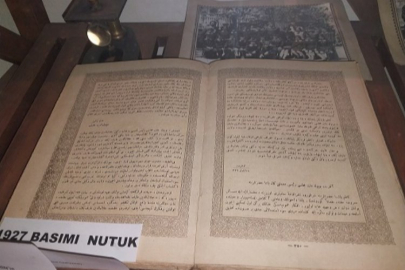 Tarihi 'Nutuk' Bursa'da sergileniyor