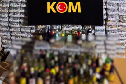 Binlerce şişe ele geçti... 81 ilde kaçak ve sahte alkole darbe!