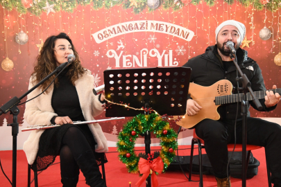 Bursa Osmangazi’de Yeni Yıl Festivali'nde akustik rüzgarı