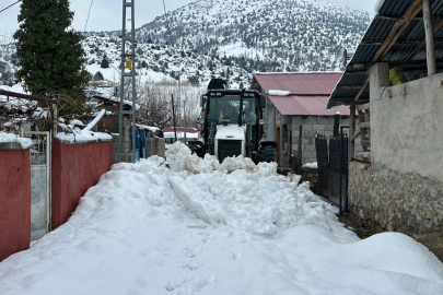 Malatya Doğanşehir’de kar seferberliği