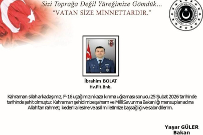 Balıkesir'de kaza kırıma uğrayan F-16'da şehit olan pilotun kimliği açıklandı