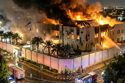 İran, Arabistan'ın kalbini vurdu! ABD Büyükelçiliği'nde büyük patlama