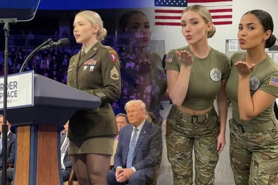 ABD'li sarışın komutan sosyal medyada gündem oldu