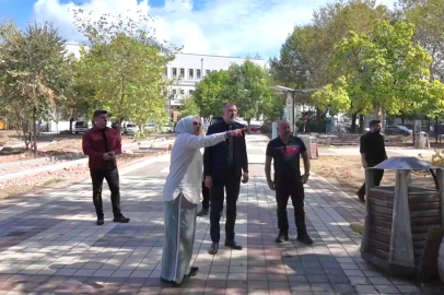 Başkan Erol, Aile Parkı’ndaki Çalışmaları Yerinde İnceledi