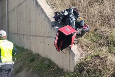 Bursa'da motosiklet kazası! 2 ağır yaralı var...