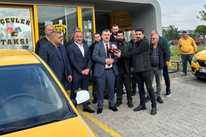 Anahtar Parti Bursa'dan korsan taşımacılığa karşı taksi esnafına destek