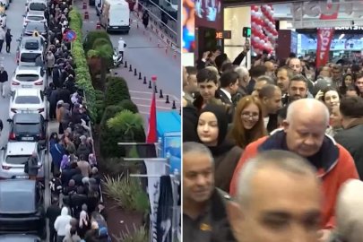 Yine indirim, yine izdiham! Binlerce kişi oraya koştu