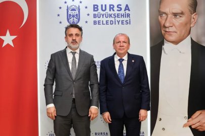 BTSO Başkanı Özer Matlı'dan Başkan Vekili Biba'ya ziyaret