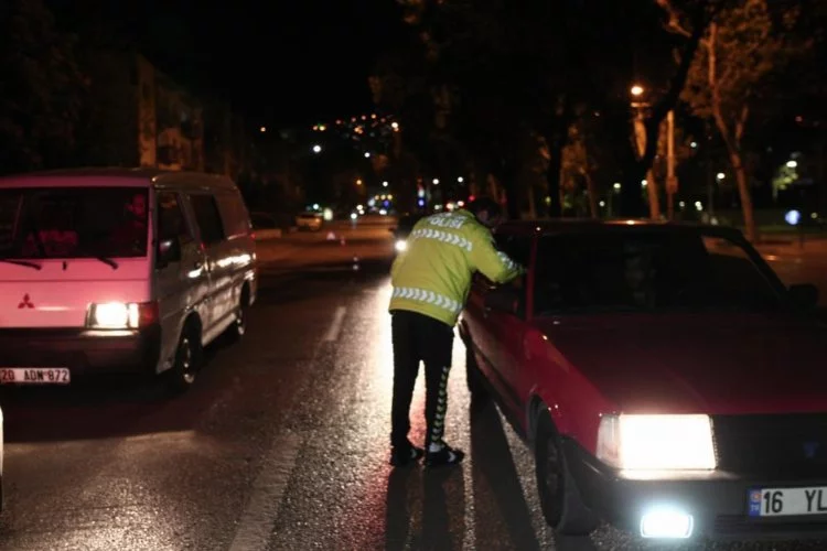 Bursa'da huzur operasyonu:Suçlular ve tehlikeli sürücüler hedefte