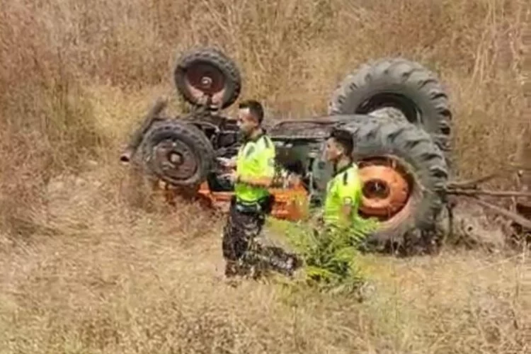Bursa'da traktör altında kalan çiftçi hayatını kaybetti