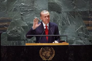 Cumhurbaşkanı Erdoğan BM Genel Kurulu'nda konuşma yaptı